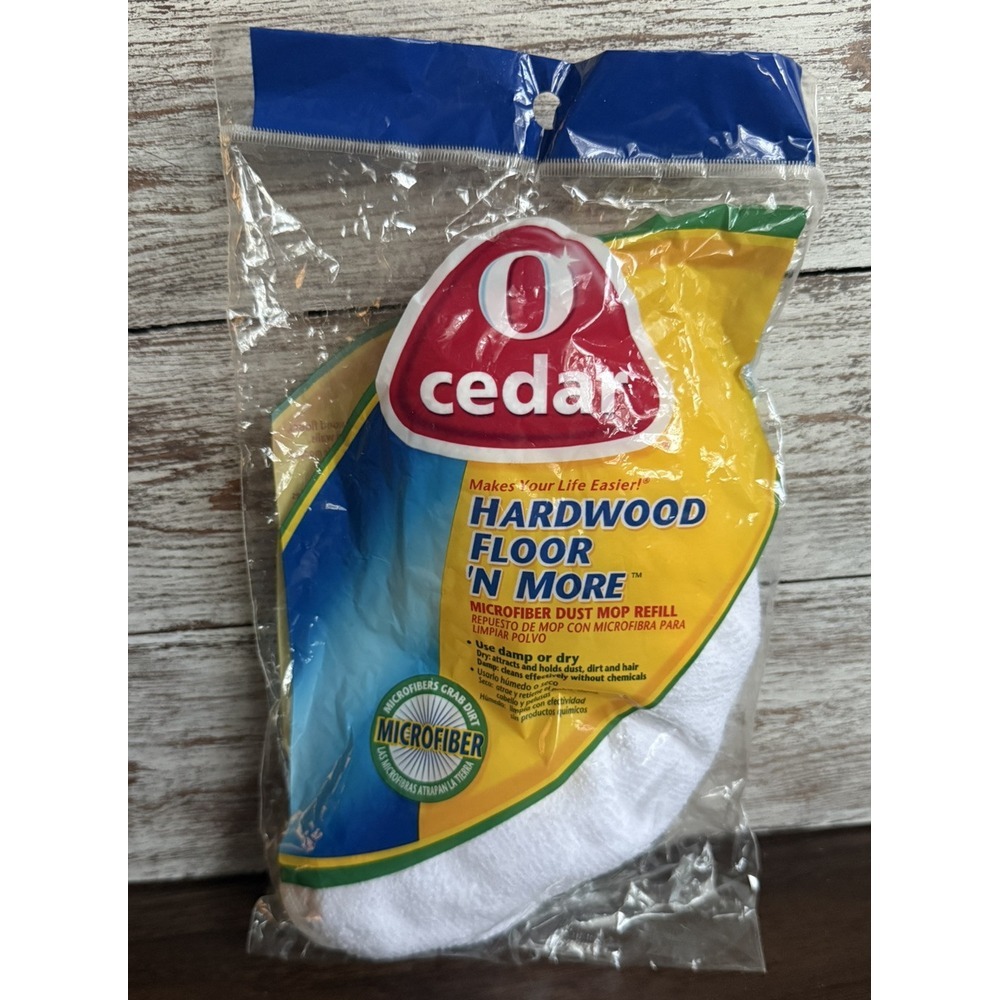 O-Cedar Floor 'N More Microfiber Mop Refill 1 Pack NEW!